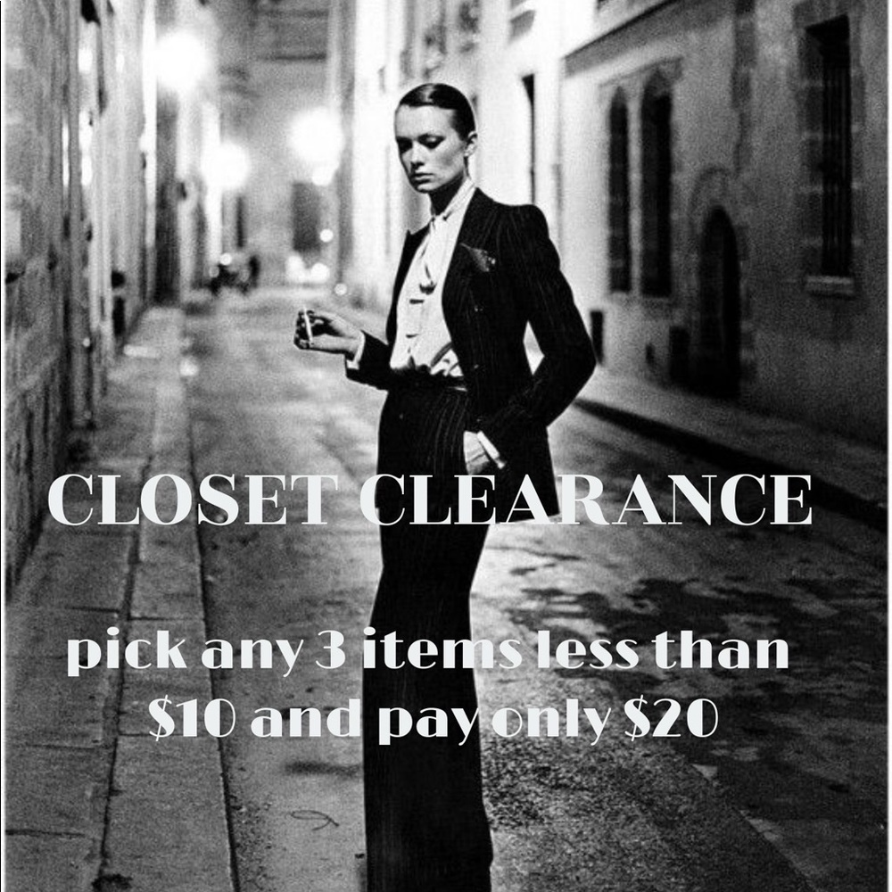 3 for $20 Closet Clearance